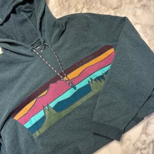 L.L. Bean Women’s Multicolor Graphic Hoodie